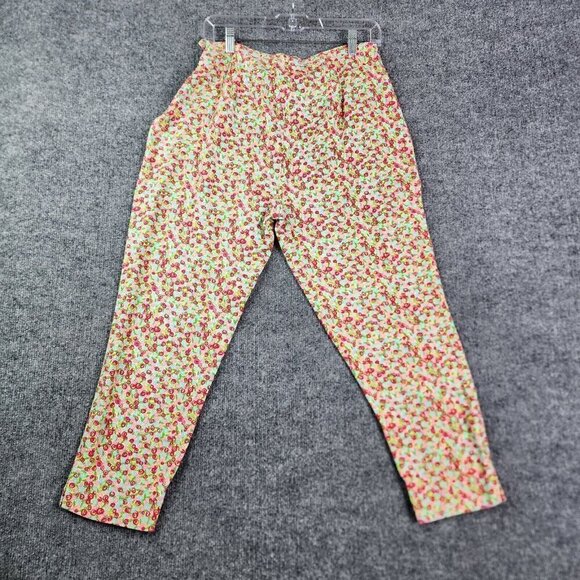 Vintage Lilly Pulitzer Floral Full Zip White Collar Jacket MP & Pants 12P SET - Picture 3 of 16